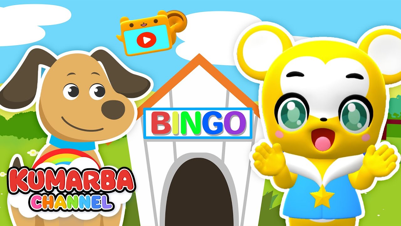 BINGO Dog Song - Nursery Rhymes With Lyrics - Cartoon Animation Rhymes & Songs for Children