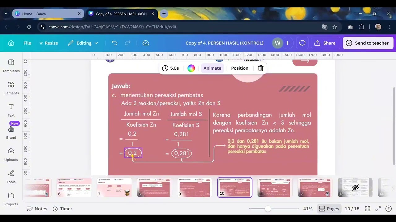 STOIKIOMETRI KELAS X  |  PERSEN HASIL