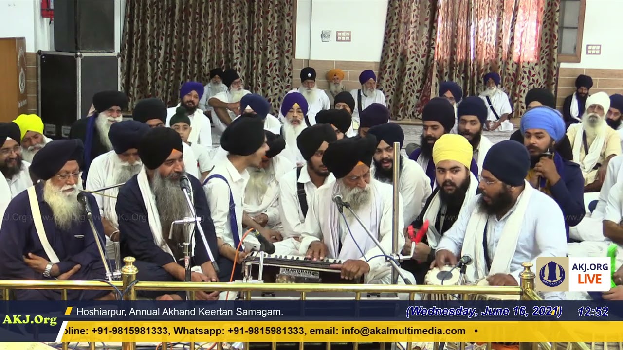 012 Hoshiarpur 16June2021 WedMor DSK Bhai Kulwant Singh Jee Kaki Pind