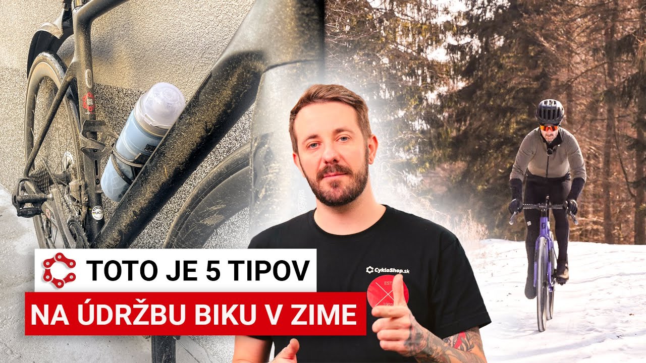 5 TIPOV - ako ochrániť bicykel v zime  (Údržba a jazda v mraze)