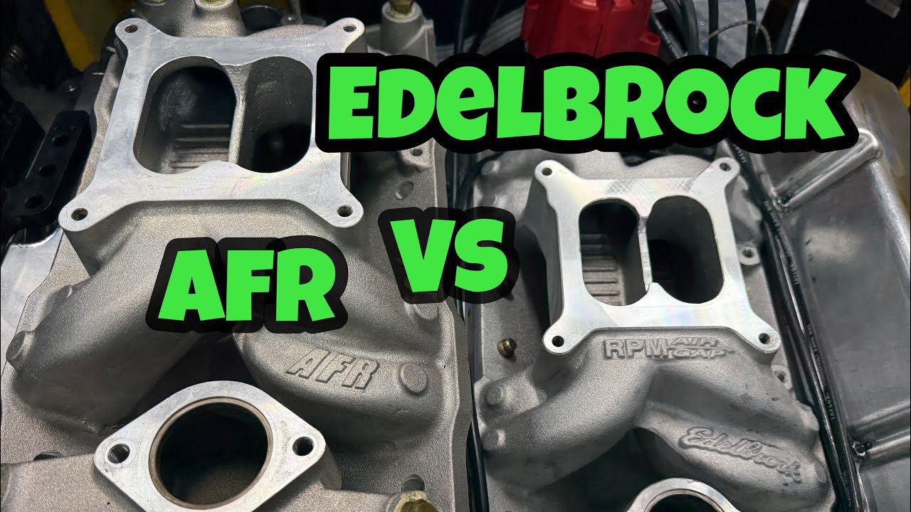 Динамометрические испытания AFR против Edelbrock Dual Plane Plus: без проставки против с проставкой