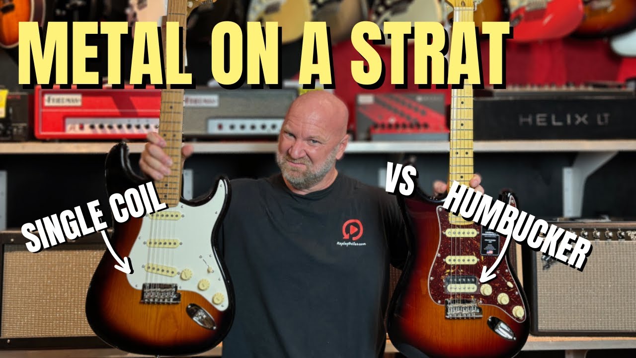 Single Coil VS Humbucker for Metal (Fender Strat) @Replay Guitar Exchange