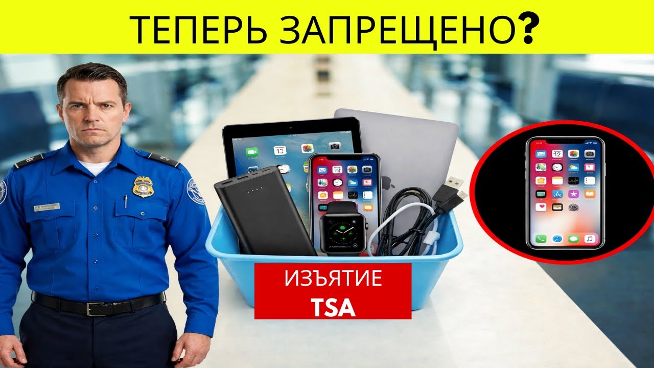 Перелёты в 2026 году: 15 электронных устройств под риском изъятия