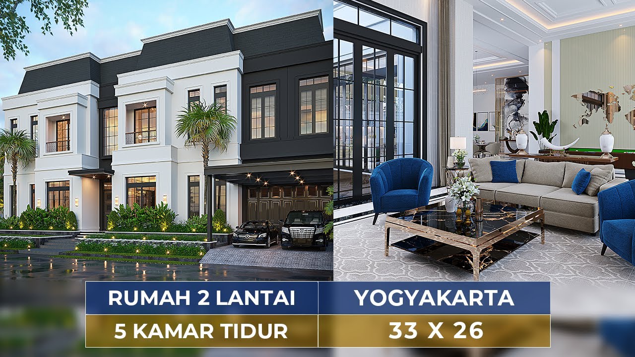 ANTI MAINSTREAM!! RUMAH UNIK DENGAN DESAIN KLASIK MODERN YANG MENARIK DI YOGYAKARTA! - JASA DESAIN
