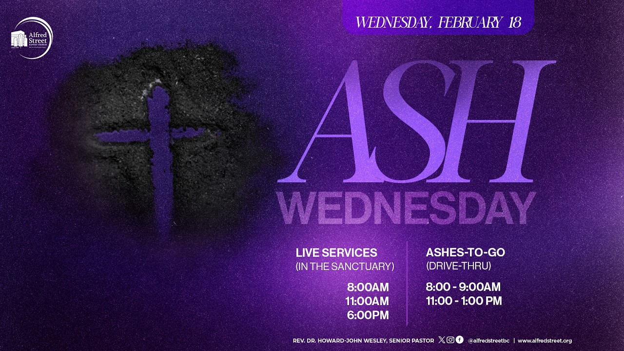 Alfred Street Baptist Church Ash Wednesday