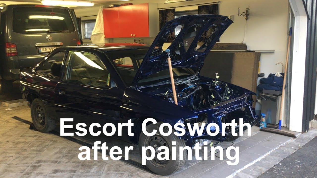 #10 Escort Cosworth after painting