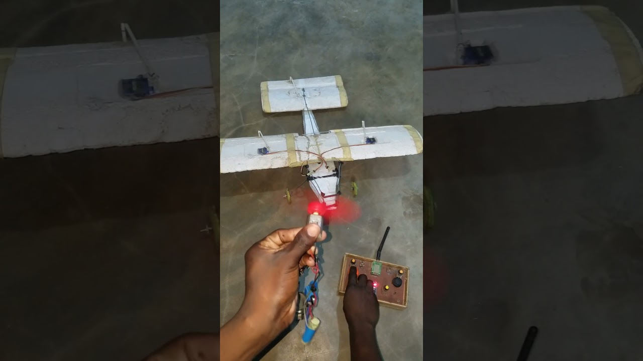 #pourtoi #fyp #viral #handmade #drone #helicopter #airplane / dc motor aircraft