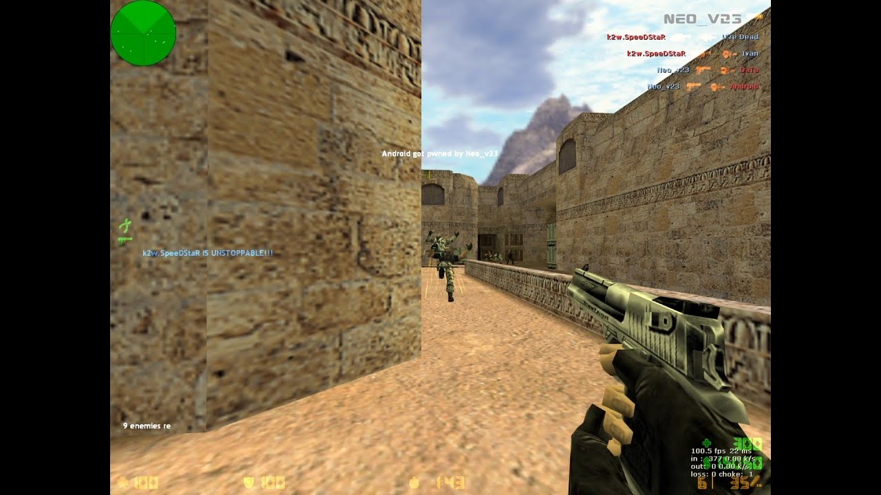 CS 1.6 - Best deagle round ever? (HS only)