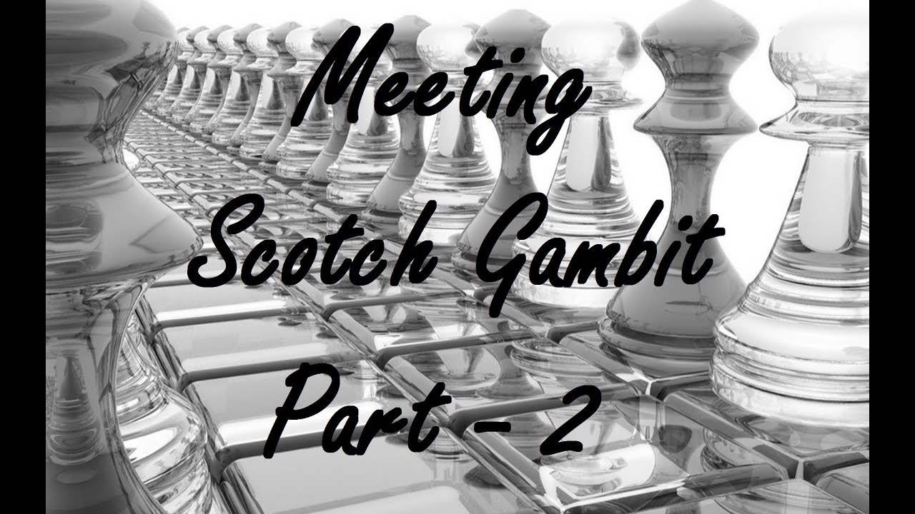 Chess Opening for Black (Scotch Gambit - 2)