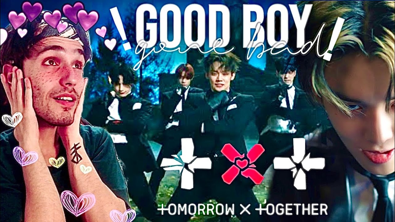 Kpop tepki - TXT - Good Boy Gone Bad - MV türkçe (reaction)