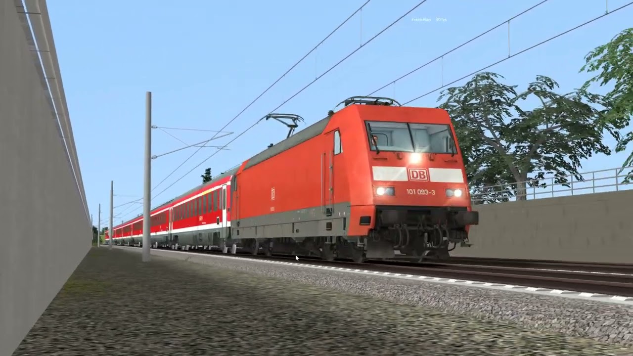 Train Simulator Classic | Virtual Railroads Br 101 Expert | TTB IC wagen VR |  Ingolstadt - N&uuml;rnberg