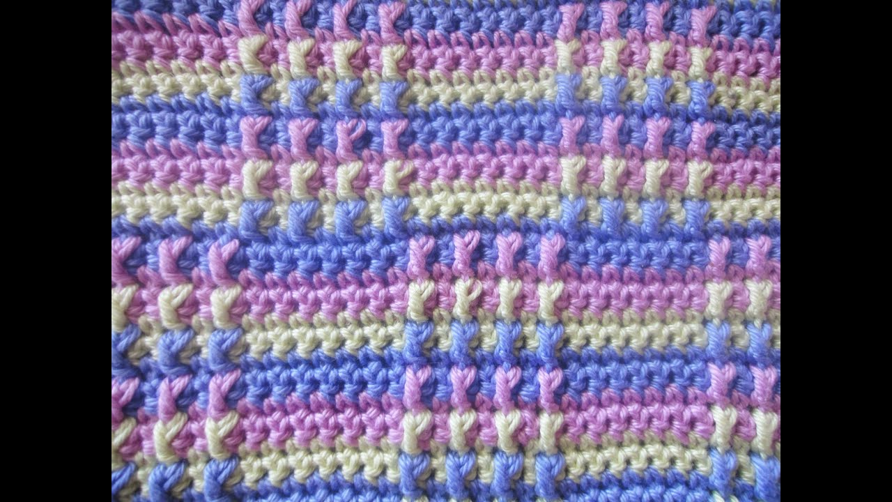 Многоцветный узор Multicolor pattern Crochet