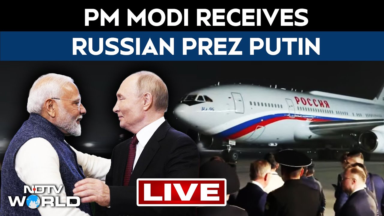 Putin India Visit LIVE: Russian President Vladimir Putin in India LIVE | Putin in India LIVE | Putin