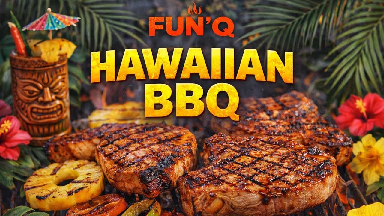 Hawaiian BBQ - Grilled Pork Belly, Tiki Tiki Pork Chops, Mahi Mahi | Fun’Q Episode 9 | Flambe!