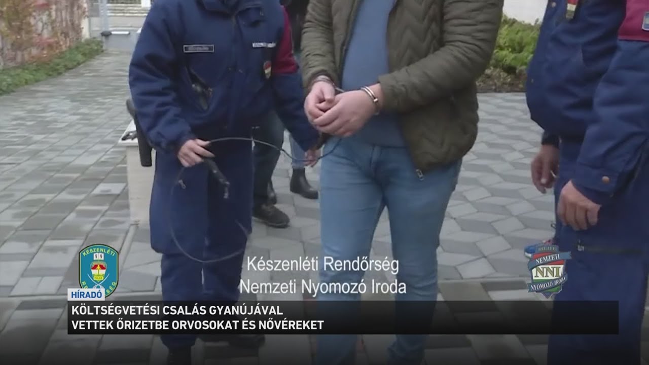 Költségvetési csalás gyanújával vettek őrizetbe orvosokat és nővéreket