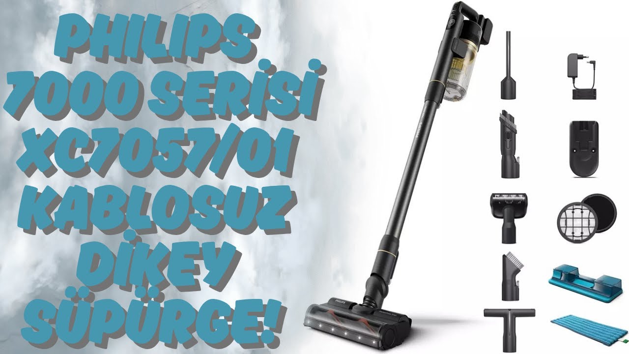Philips XC7057/01 7000 Serisi Islak & Kuru Kablosuz Dikey Süpürge Kutu Açılışı & Detaylı İnceleme!