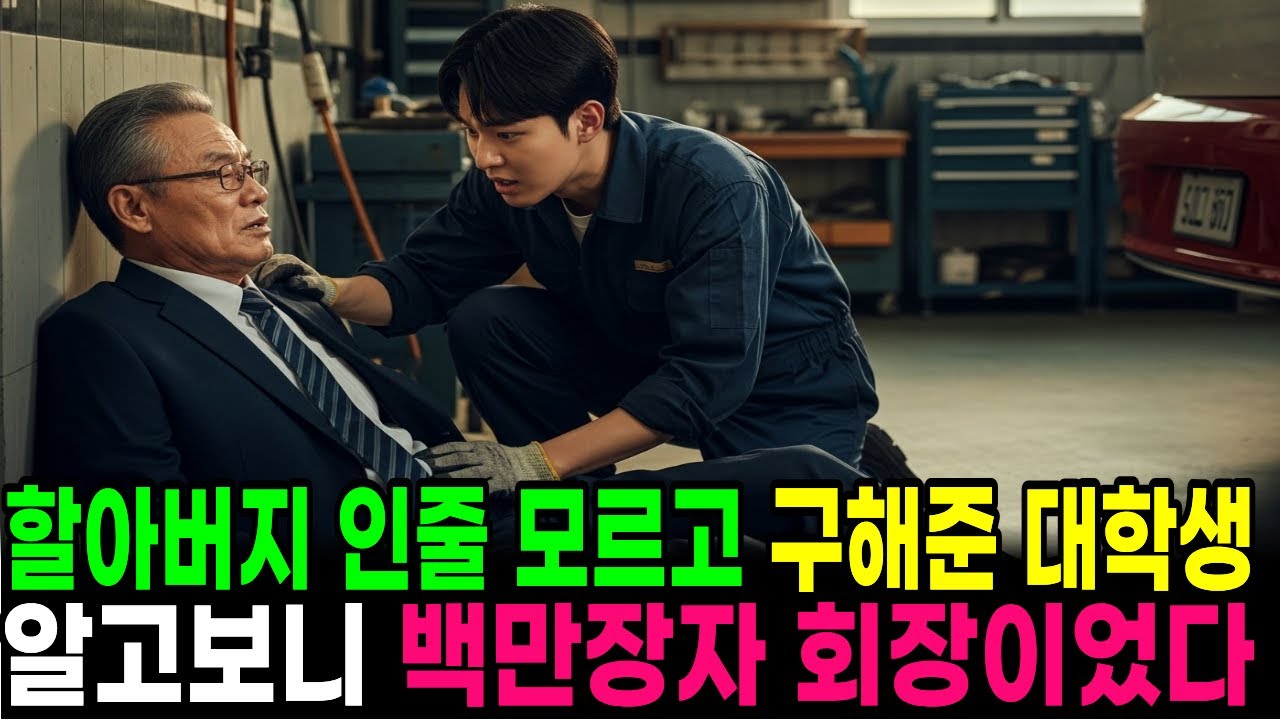 할아버지 인줄 모르고 구해준 대학생 알고보니 