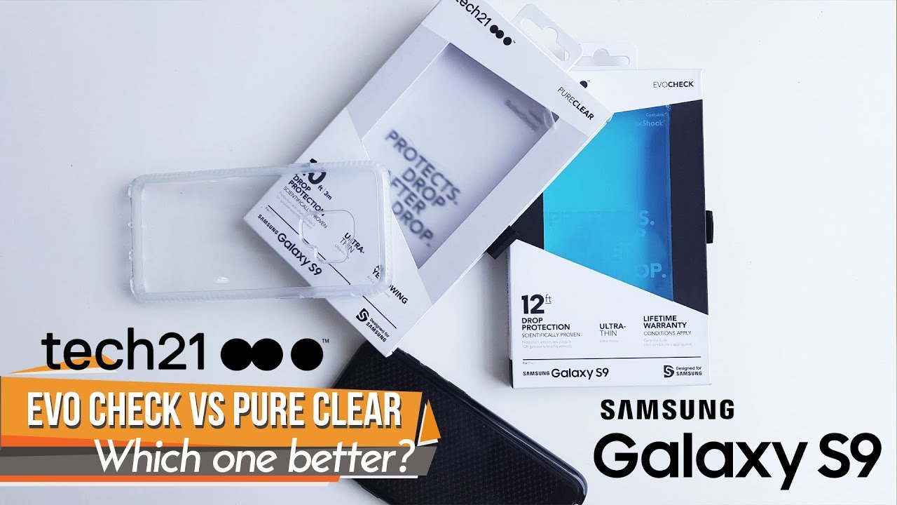 Tech21 Evo Check vs Tech21 Evo Clear Review & Comparison For Samsung Galaxy S9