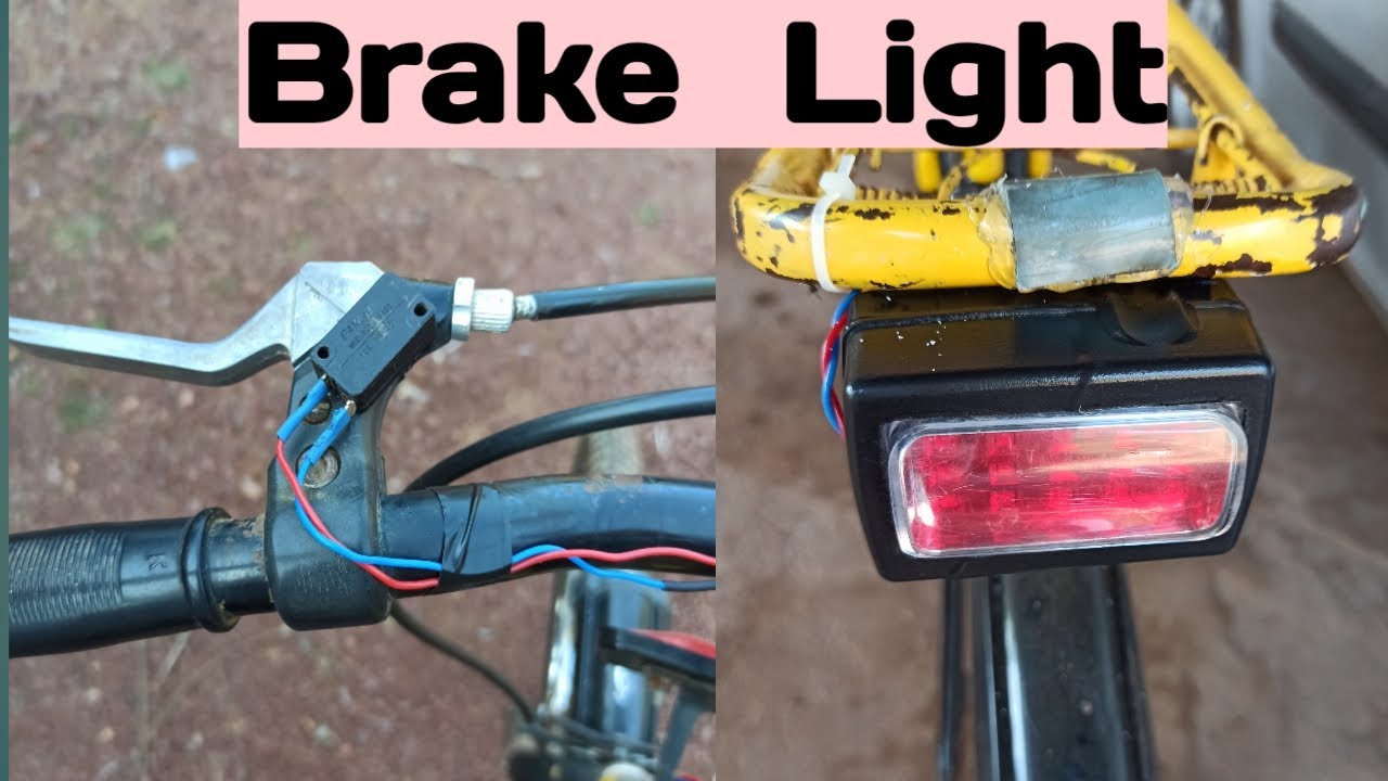 How to Make Bicycle Brake Light very easy