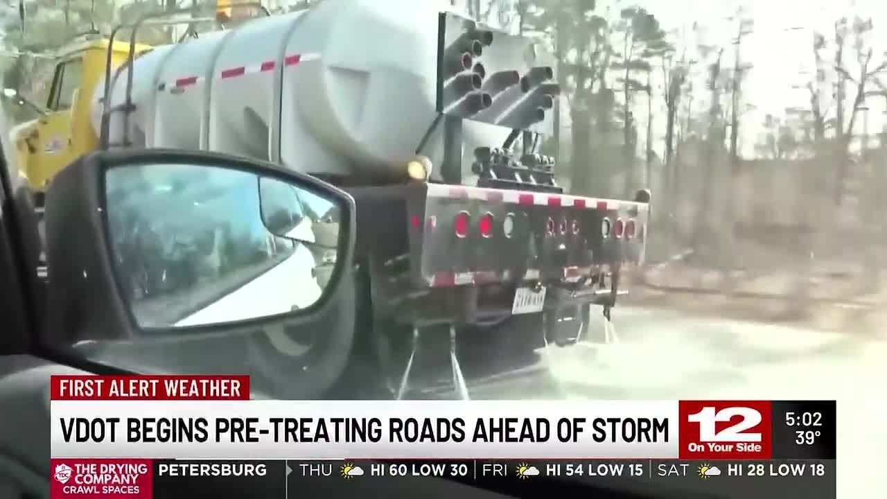 Preparations underway for winter storm in Central Virginia