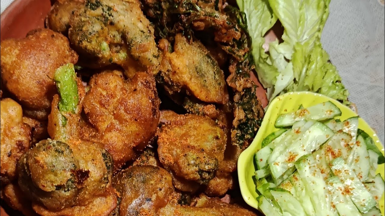 Fulkopi r broccoli pakora 🥦 #pakora #makingvideos 