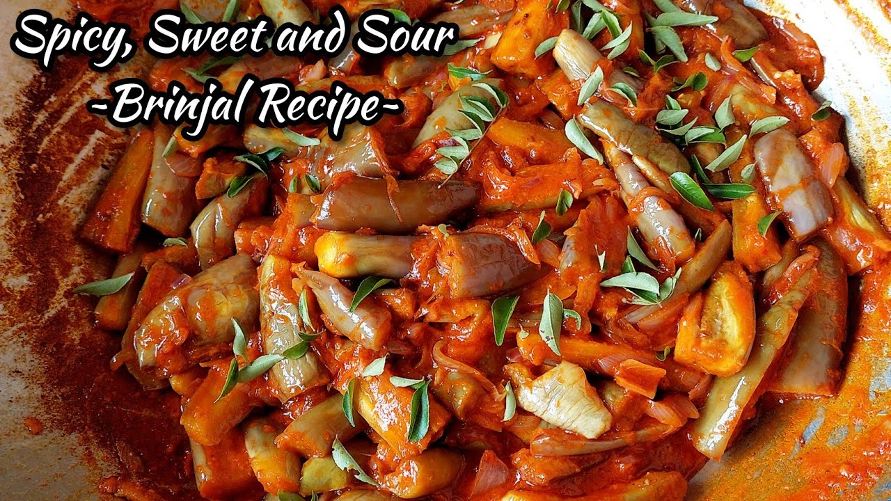 Spicy, Sweet and Sour Brinjal Recipe | Sambal Terung 3 Rasa👌| Best Side Dish for Briyani or Any Rice