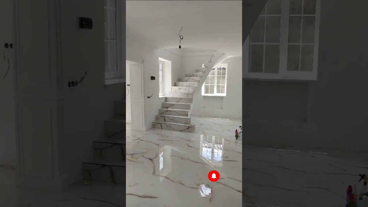glossy vitrified tiles use in floor and steps #youtubeshorts #youtube #viral #tiles #shorts
