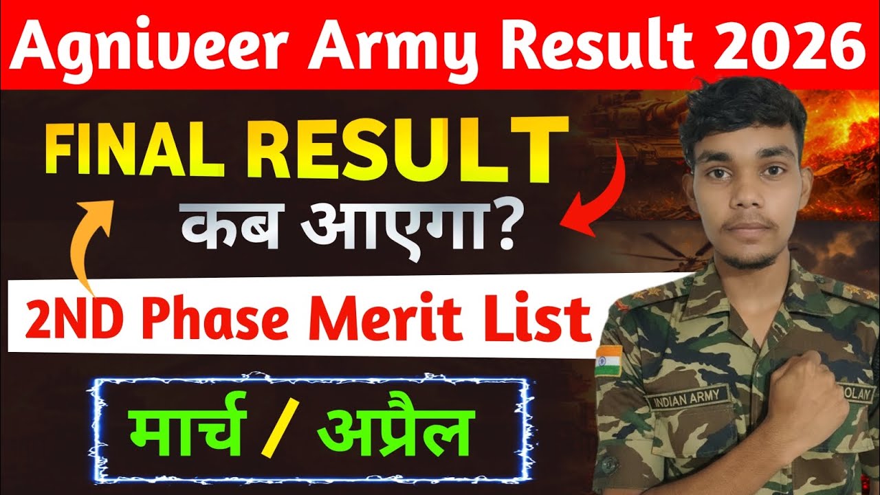 Army Agniveer Second Phase Final Result 2026 | 2nd Phase Final Cutoff 2026 | Agniveer All ARO Cutoff