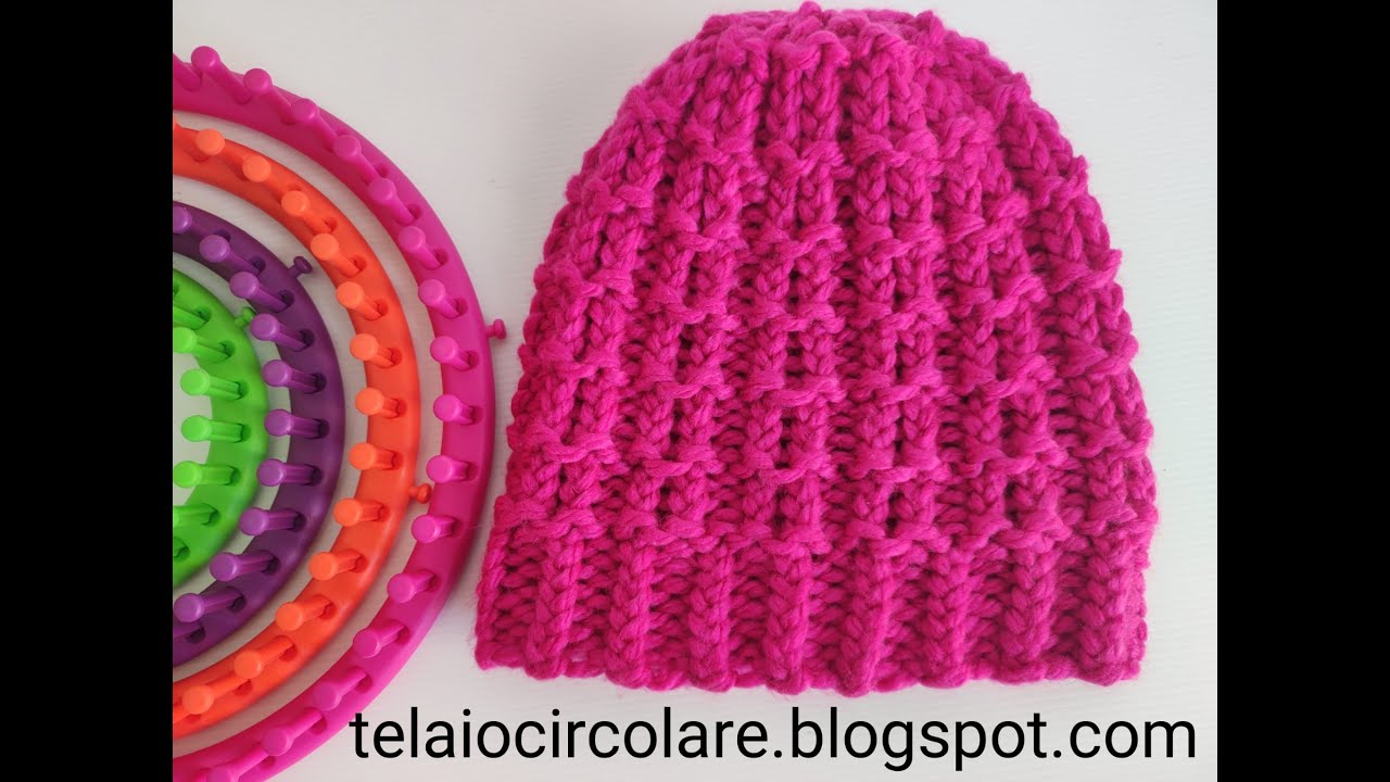 Tutorial Telaio Circolare - #16: Berretto Punto Pique