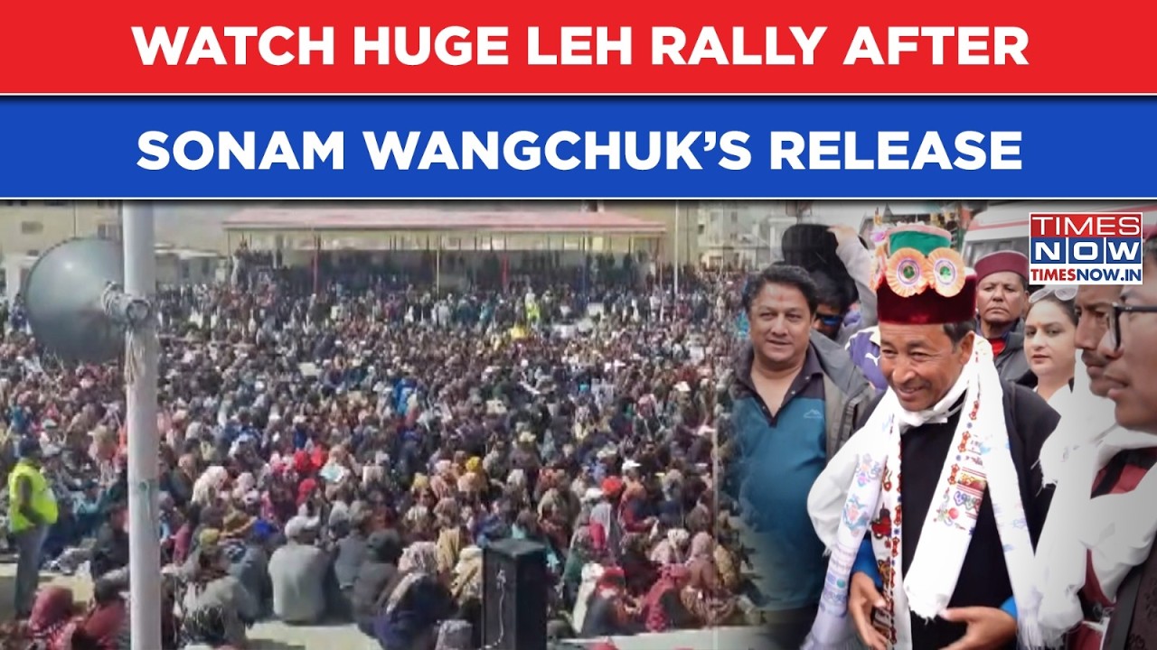 Dramatic Leh March Days After Ladakh's Sonam Wangchuk Was Released From NSA Detention: Watch Why