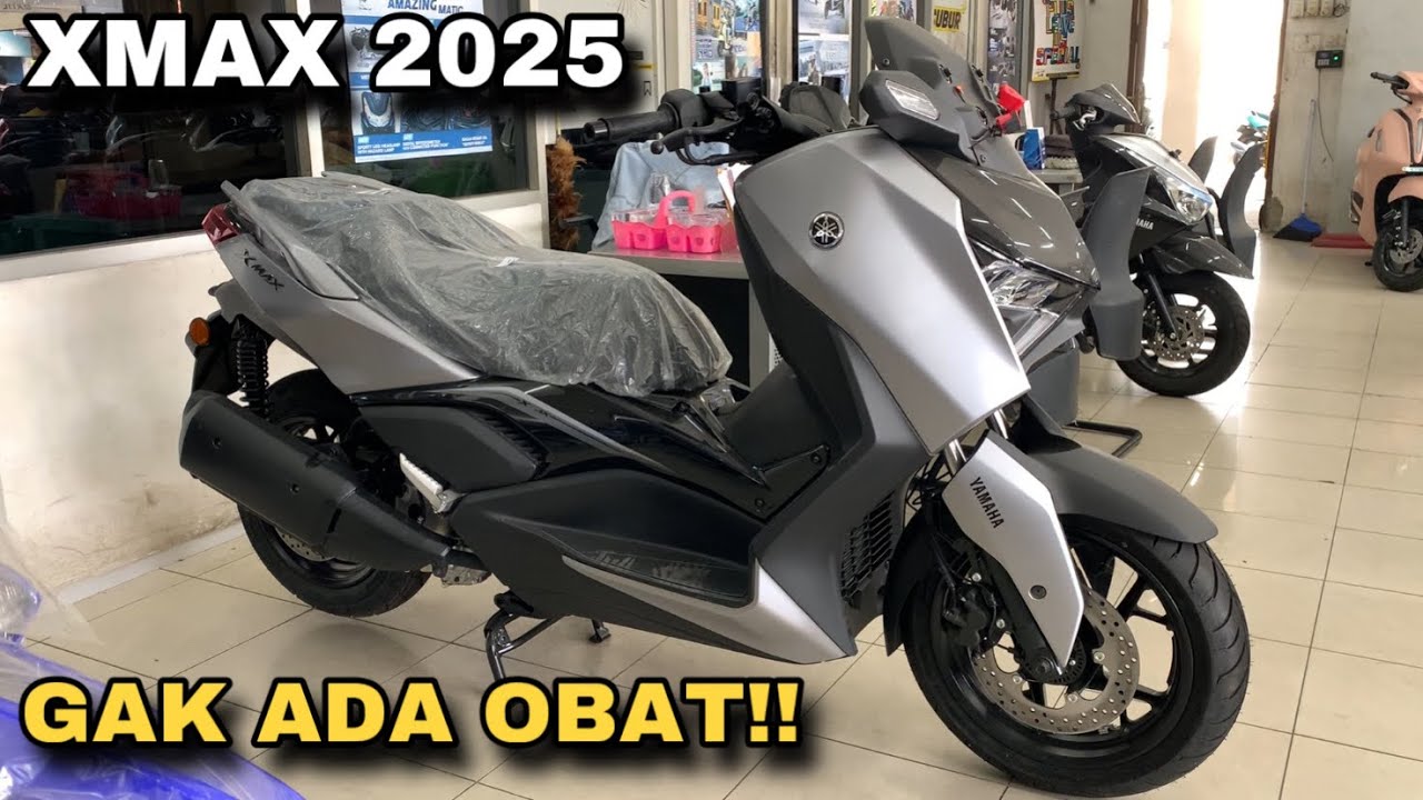 GAHAR❗️YAMAHA XMAX 250 2025 CONNECTED DARK SILVER
