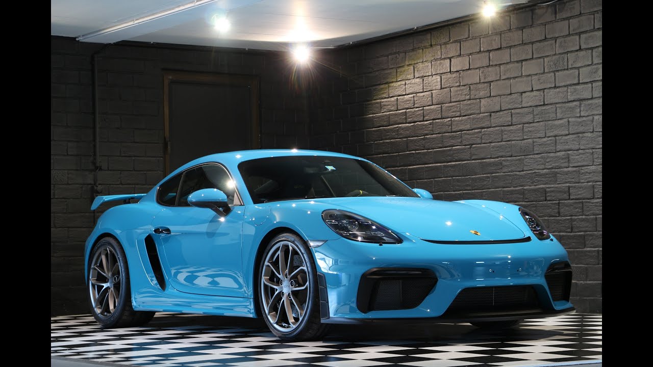 Porsche Cayman GT4 (718) - Detailing esterno con protezione nanotecnologica /www.exoticdetailing.ch