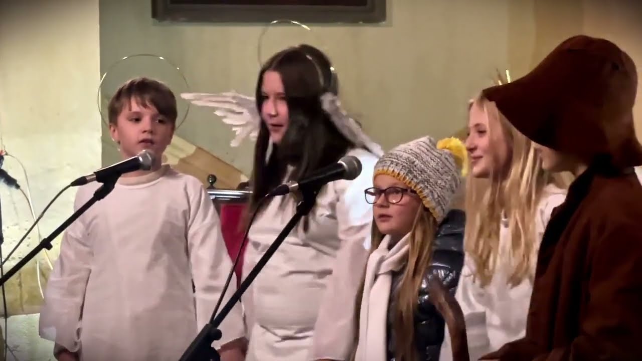 Zpívání v kostele ZŠ Horní Kruty 21.12.2023