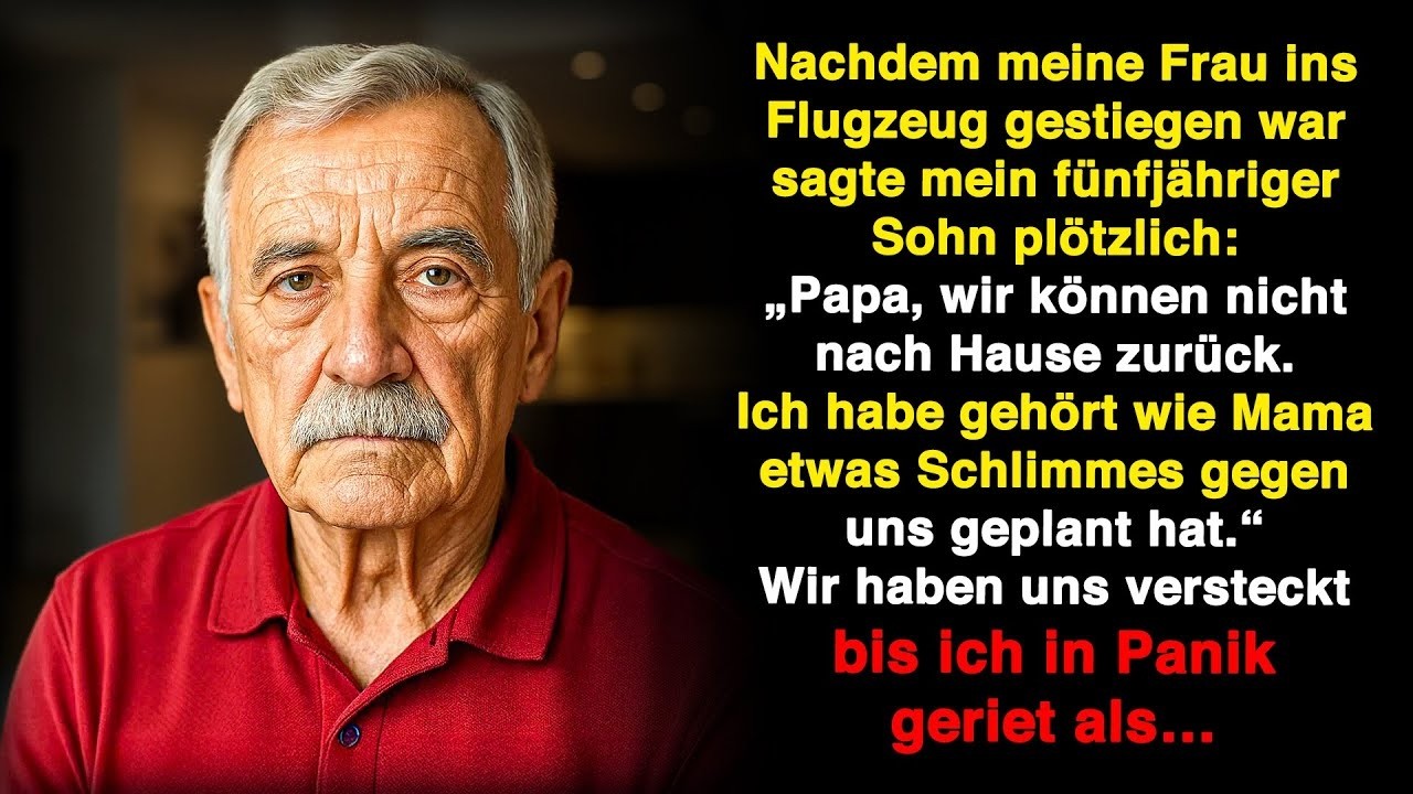 Ein Satz meines kleinen Sohnes ließ mich in Panik geraten und alles verbergen…