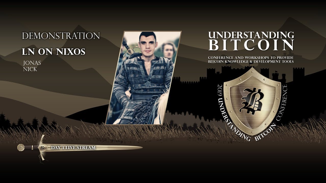 Lightning (LN) on Nixos by Jonas Nick - DEMO at Understanding Bitcoin - Day 1