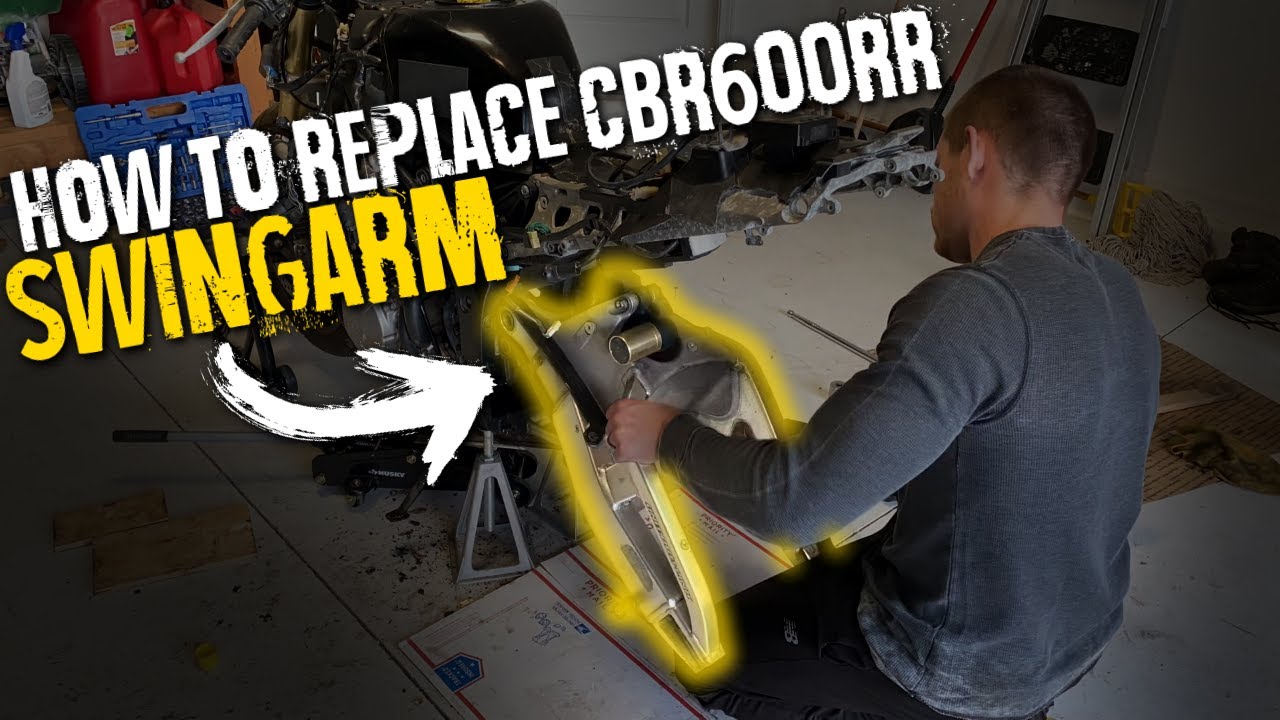 How to replace a CBR600RR Swingarm
