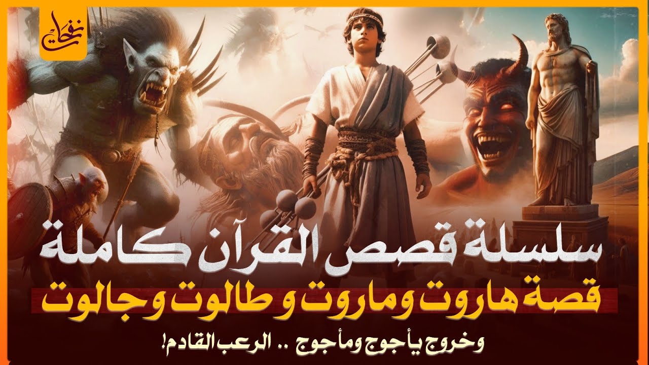قصص القرأن - قصة هاروت وماروت وطالوت وجالوت وقصة اول جريمة قتل قابيل لاخيه هابيل وقصة يأجوج ومأجوج