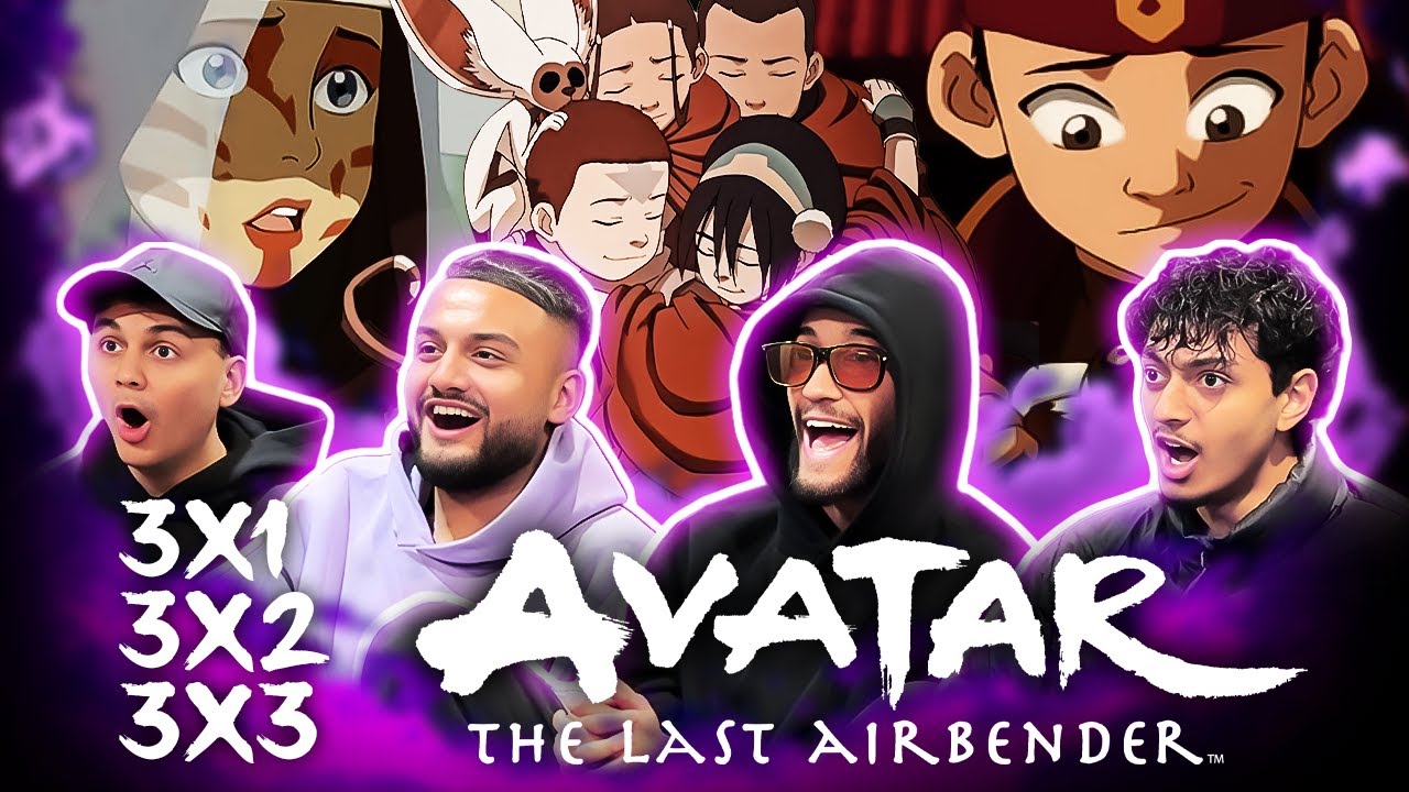 BROTHERS watch AVATAR: The Last Airbender 3x1 - 3x3 | FIRST TIME REACTION