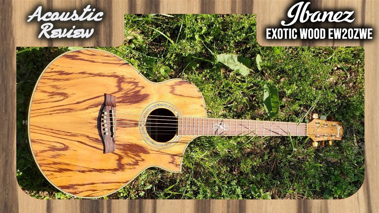 Acoustic Guitar Review: Ibanez Exotic Wood Series EW20ZWE (2012)