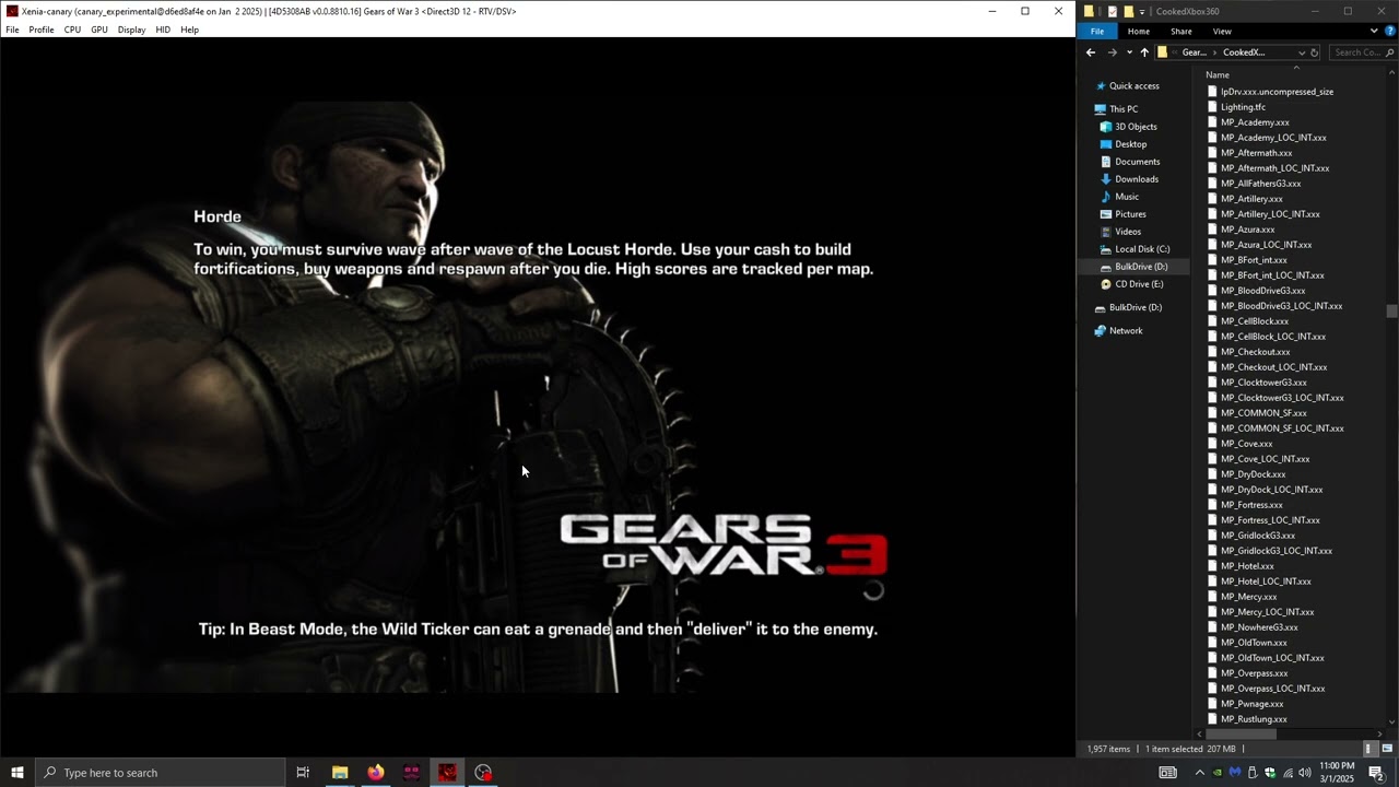 Gears of War 3 Dev Build/Pre-release: EVERY UNRELEASED MAP (Part 2) (read desc IMPORTANT)