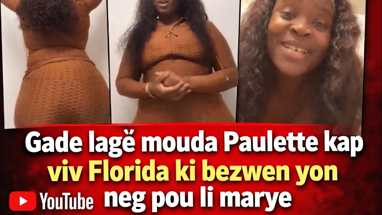Gade lagè mouda Paulette kap viv Florida ki bezwen yon neg pou li marye 