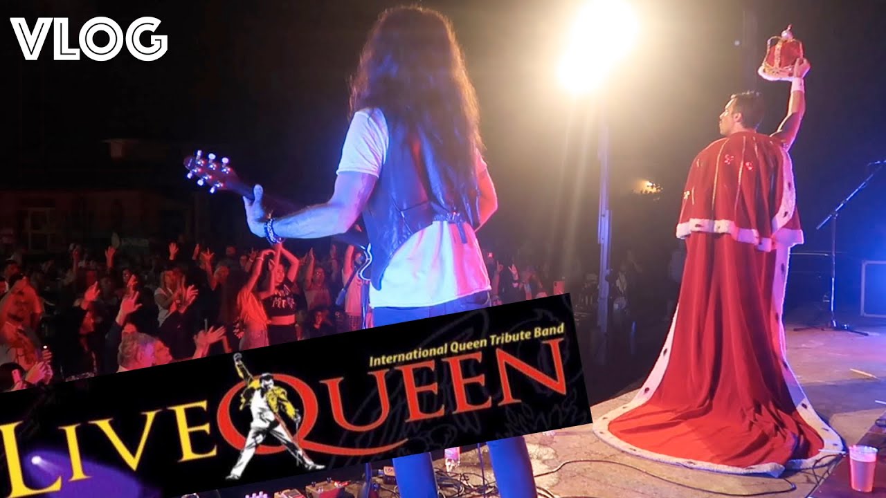 Vlog: On stage with Live Queen tribute band - Sant'alessio (PV) [ENG SUBS]
