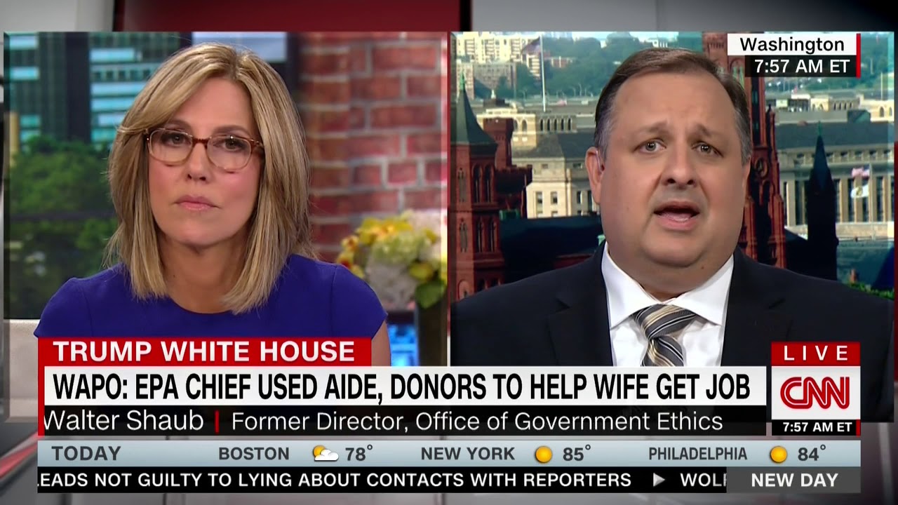 WALTER SHAUB FULL INTERVIEW WITH ALISYN CAMEROTA - NEW DAY (6/14/2018)