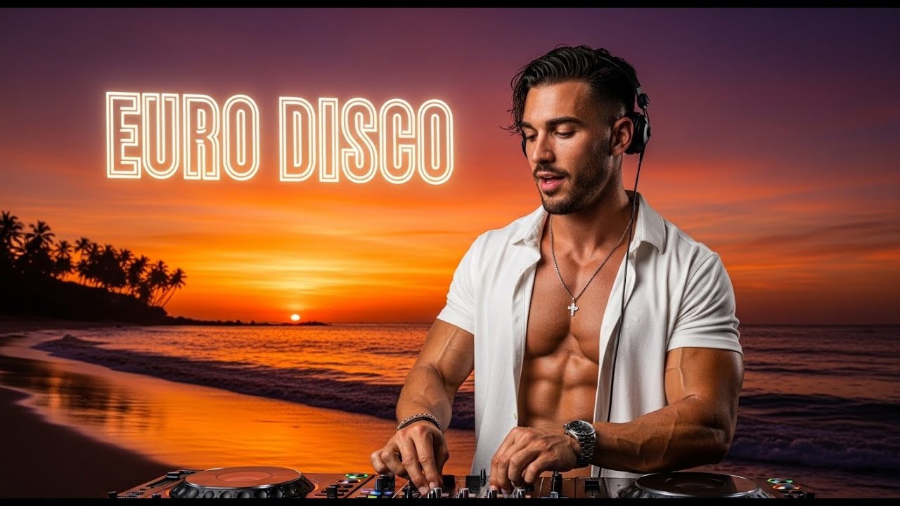 🌞 Italo Disco Summer Lounge 🎶 80s DJ Mix | Chill Beach Disco Vibes