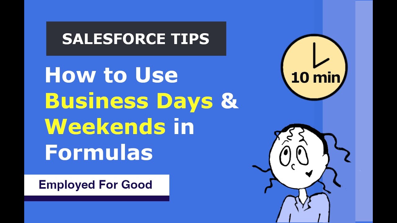 Как использовать будние и выходные дни в формулах Salesforce (для начинающих)