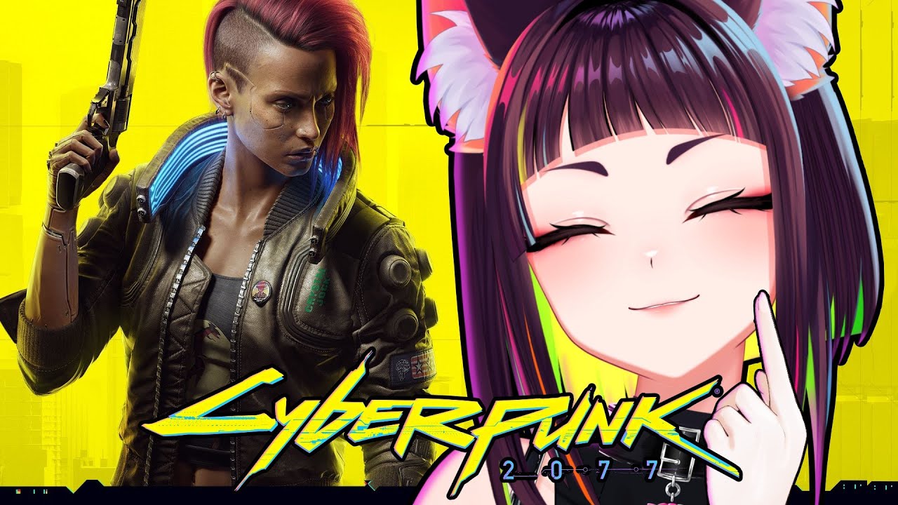 A GATA CYBERPUNK JOGANDO CYBERPUNK 2077