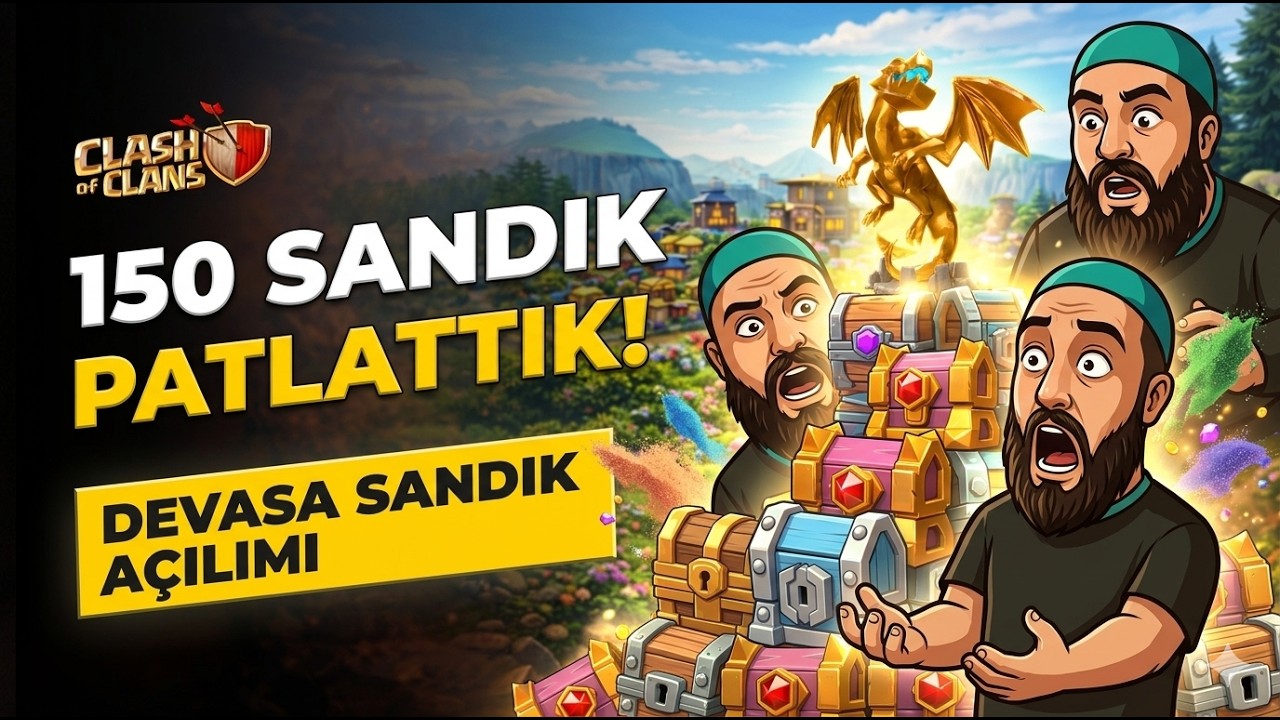 📦 150 SANDIK PATLATTIK! REKOR SANDIK AÇILIMI... CLASH OF CLANS