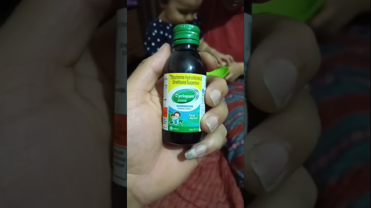 Cyclopam medicine 🤔 for baby stomach pain🤔 #cutebaby #funny #medicine #baby stomach pain #health