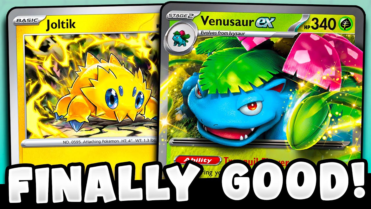 Venusaur ex is FINALLY GOOD Thanks to Joltik!