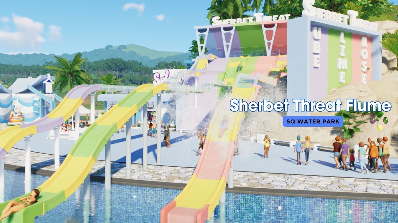 Sherbet Threat Flume - SQ Water Park - Planet Coaster 2 Franchise - Episode 11